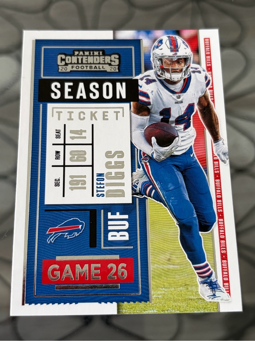Stefon Diggs 2020  Panini Buffalo Bills NFL Football Card